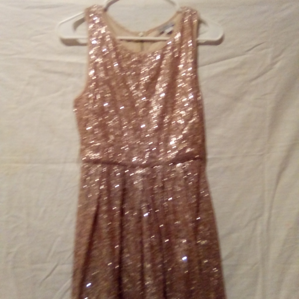 Issi gold sequin dress